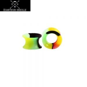 Ecarteur tunnel silicone multicolore
