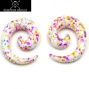 Ecarteur spirale 4mm femme rose