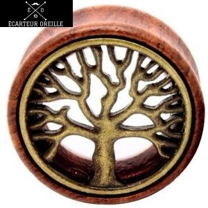 Piercing plug Arbre de vie
