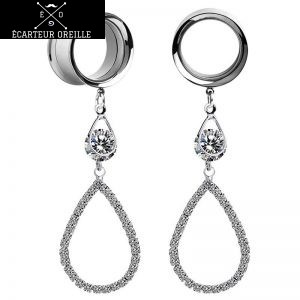 Ecarteur pendentif avec pierre précieuse