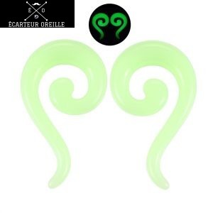 Ecarteur spirale 2mm fluorescent