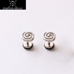 Faux écarteur titane spirale/escargot