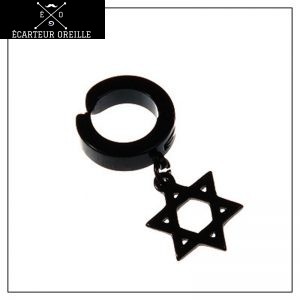 Faux plug ecarteur étoile de david