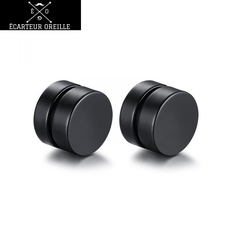 2 Écarteurs Oreille Acrylique Noir 18-25 Mm - Cône Extension Lobes, Piercing | Taille Au Choix - 3