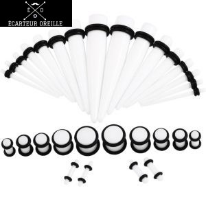 Ecarteur oreille lot de 36 blanc
