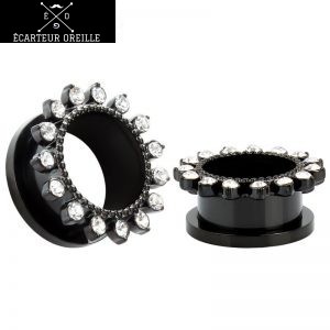 Ecarteur fleur avec métal noir