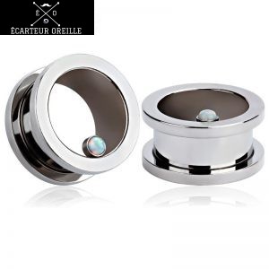 Ecarteur 10mm avec petit diamant coloré