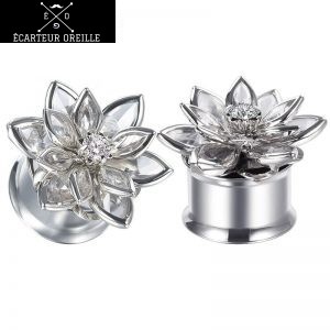 Ecarteur transparent floral