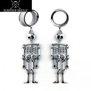 Plug halloween squelette humain