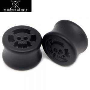 Ecarteur plug en bois noir