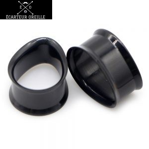 Ecarteur noir homme goutte mat
