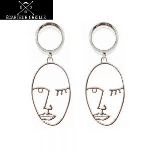 Ecarteur avec boucle d'oreille clin d'oeil
