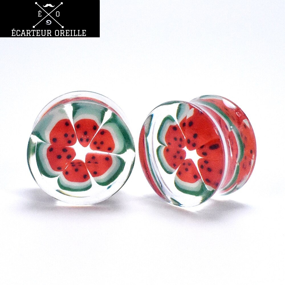Écarteur D'oreille En Bois Narra 24 Mm – Fendu, Couleur Marron | Pour Stretching, Piercing | Fait Main, Unique