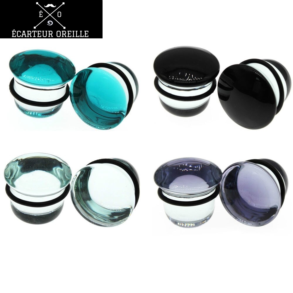 ecarteur oreille verre transparent homme
