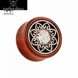 Gros écarteur oreille bois 22mm