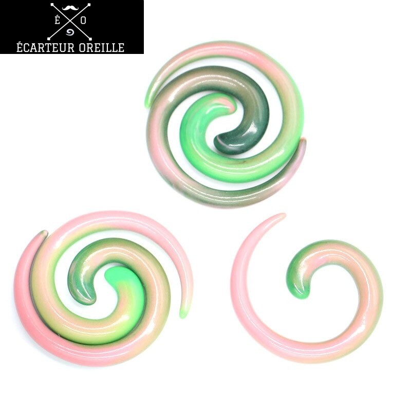 mini ecarteur oreille spirale