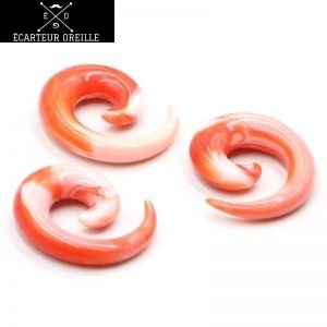 Petit écarteur spirale orange