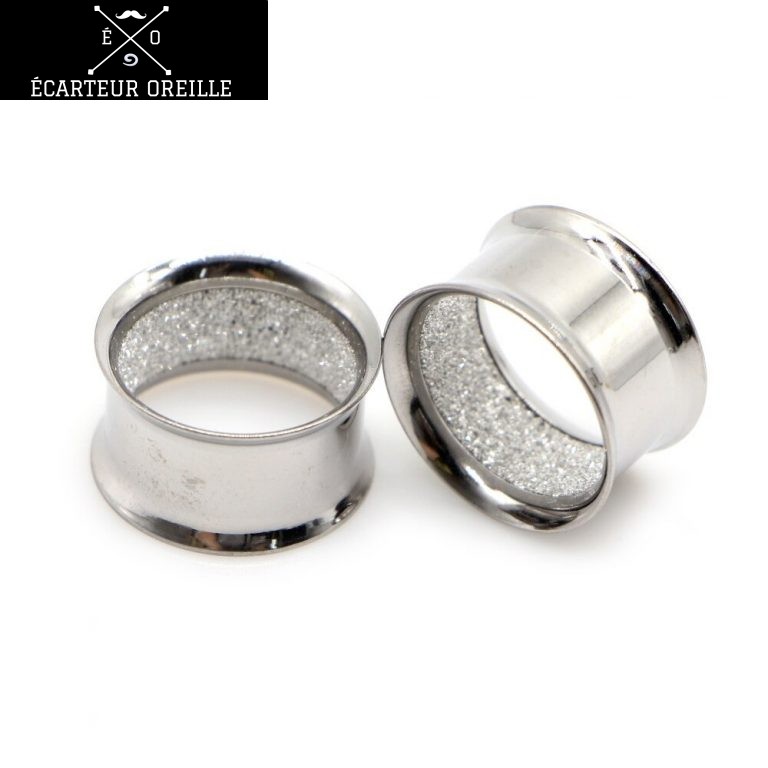 Tunnels/écarteurs D'oreille En Acrylique Avec Rose Blanche - 2 Pièces, Diamètre 12 Mm, Style Bohème Unisexe - 10