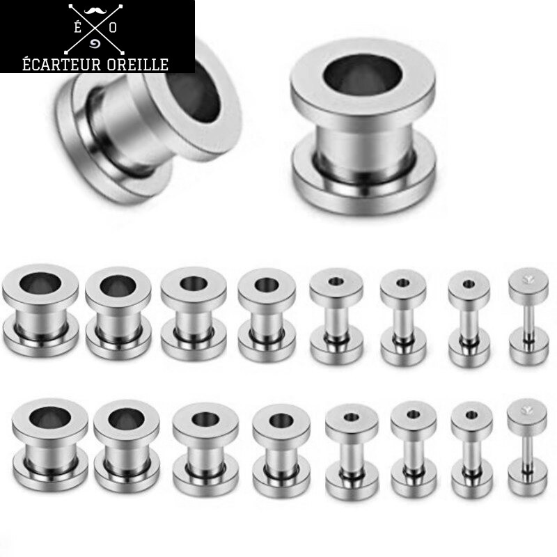kit ecarteur acier inoxydable silver