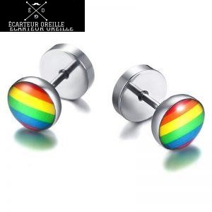 Faux écarteur boucle d'oreille Gay