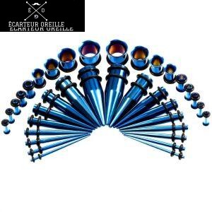 Kit écarteur lobe bleu acier (x36)