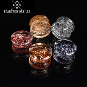 Ecarteur oreille pour Femme paillette Acrylique